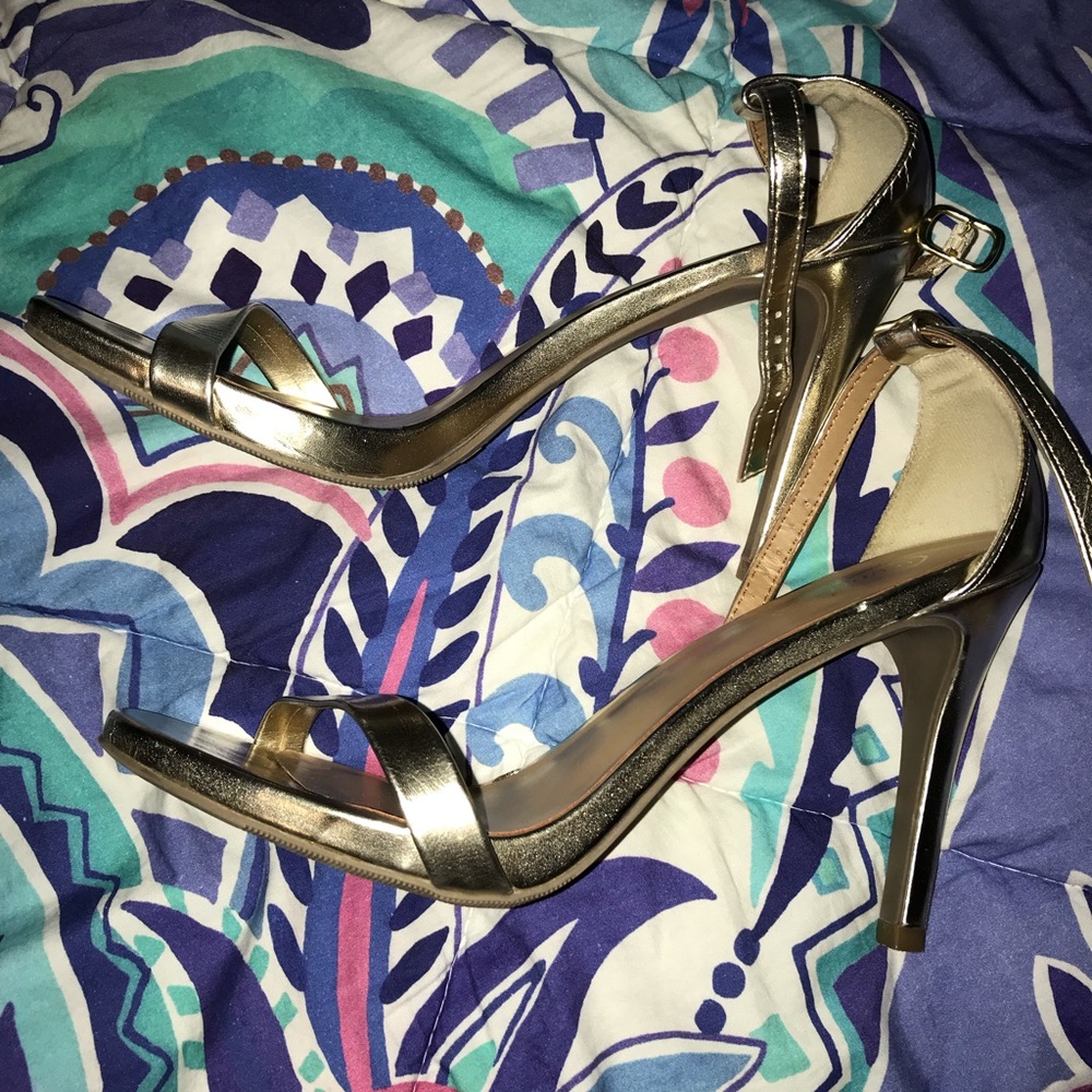 Charlotte russe gold heels
